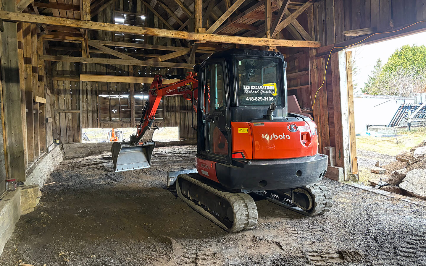 Excavation en travail restreint